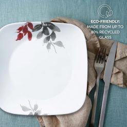 Alternative view of Kyoto Leaves 16-piece Dinnerware Set, Service for 4