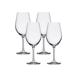 Tokyo Temptation Cabernet Glasses (4-Pieces), 16-ounce, Dishwasher Safe, Lead-free Crystalline