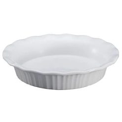 French White 9 Pie Plate
