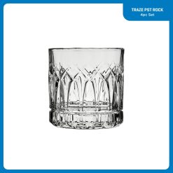 Alternative view of Traze PST Rocks Glasses (4-Pieces), 12-ounce, Dishwasher Safe
