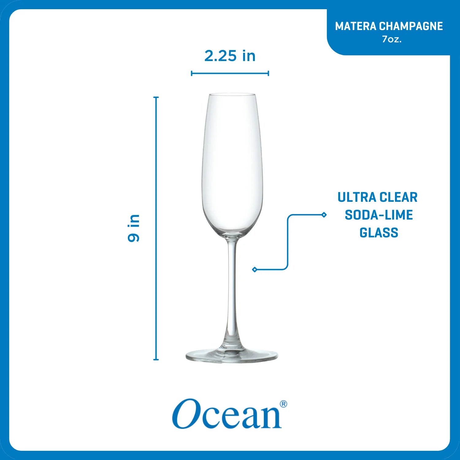 Matera Champagne Flutes (4-Pieces), 7-ounce, dishwasher safe - Image 6