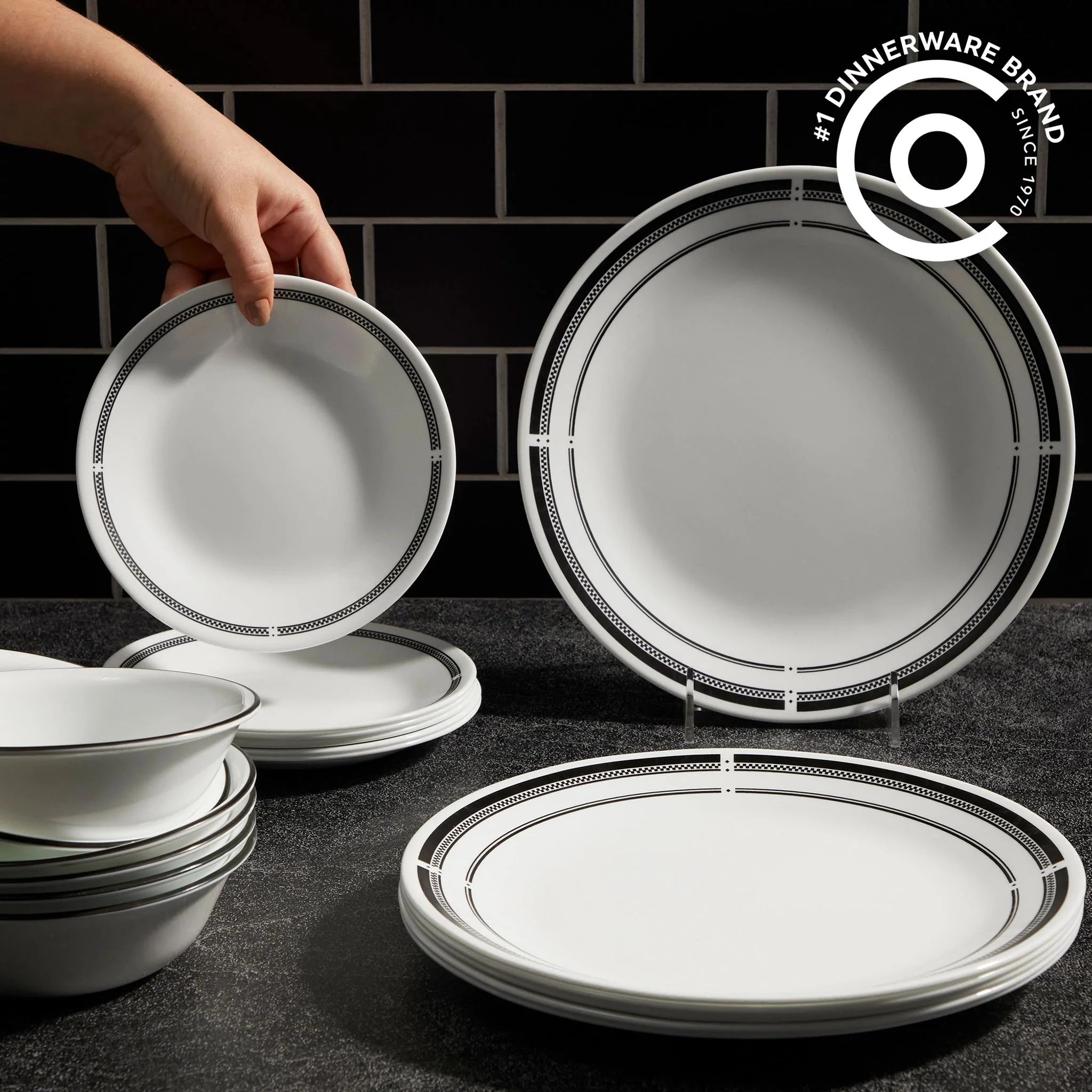 Brasserie 18-piece Dinnerware Set, Service for 6 - Image 3