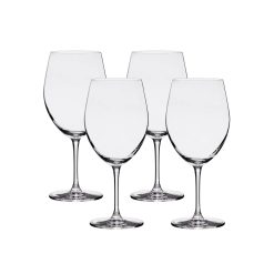 Bangkok Bliss Bordeaux Glasses (4-Pieces), 25-ounce, Dishwasher Safe, Lead-free Crystalline
