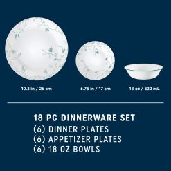 Alternative view of Chambord 18-piece Dinnerware Set, Service for 6
