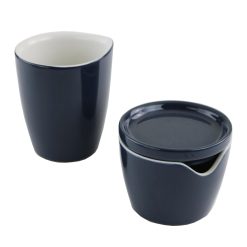 Midnight Blue Cream and Sugar Set