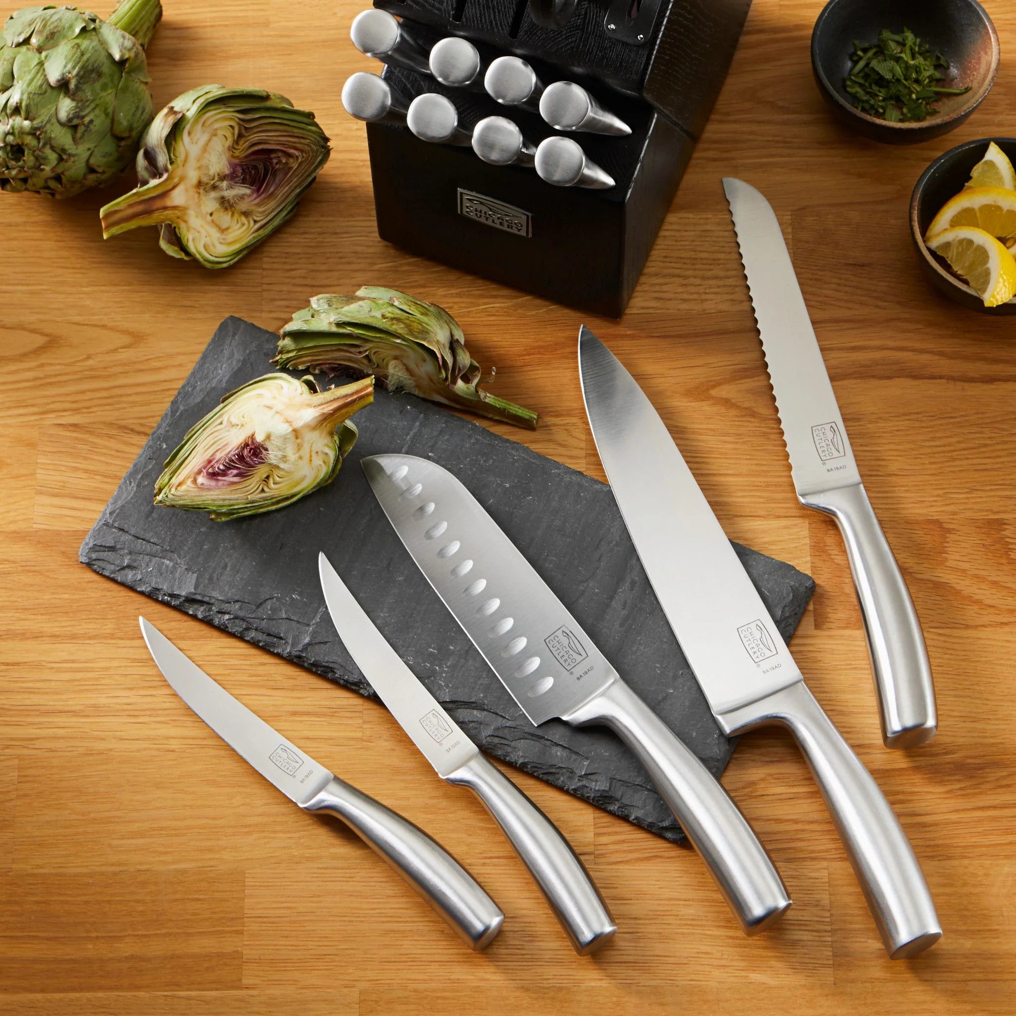 Malden? 16-piece Stainless Steel Block Set - Image 5