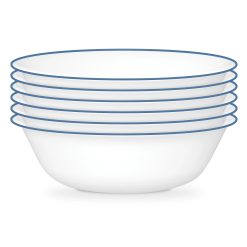 Botanical Stripes 18-ounce Cereal Bowls, 6-pack