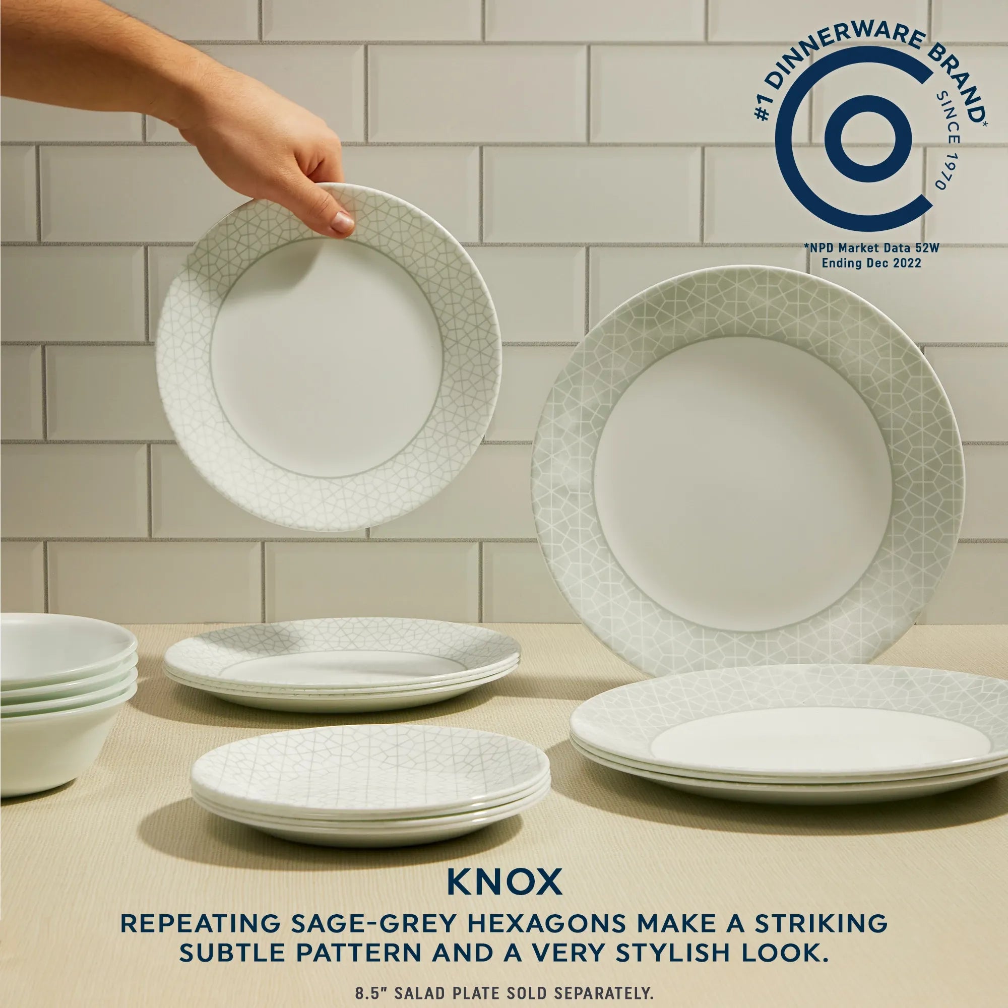 Knox 18-piece Dinnerware Set, Service for 6 - Image 4