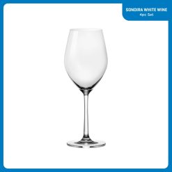 Alternative view of Sondria White Wine Glasses (4-pieces), 14-ounce, Dishwasher Safe