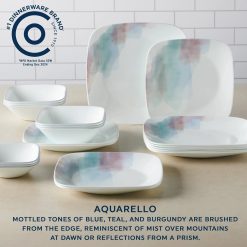 Alternative view of Aquarello 16-piece Dinnerware Set, Service for 4