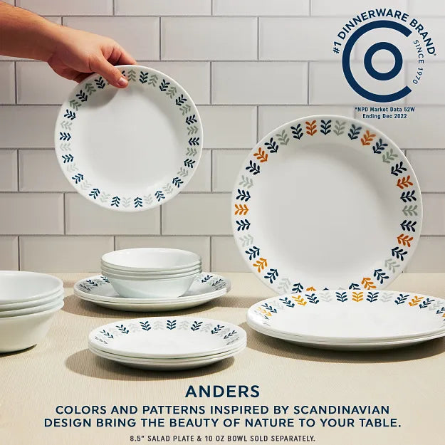 Anders 18-piece Dinnerware Set, Service for 6 - Image 3