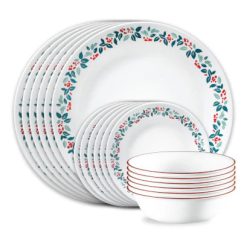 Winter Berries 18-pc Dinnerware Set, Service for 6