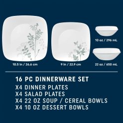 Alternative view of Amalie 16-piece Dinnerware Set, Service for 4