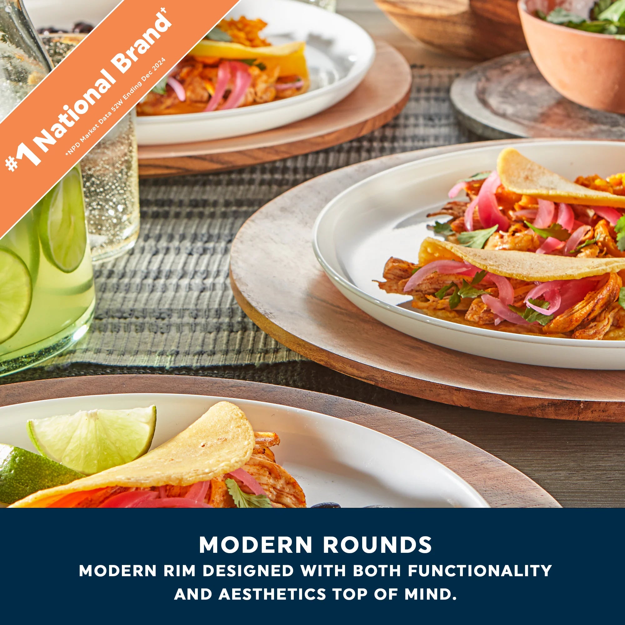 Modern Rounds 12pc Set, Service for 4 - Image 3