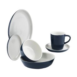 6-piece Midnight Blue Dinnerware Set , Service for 1