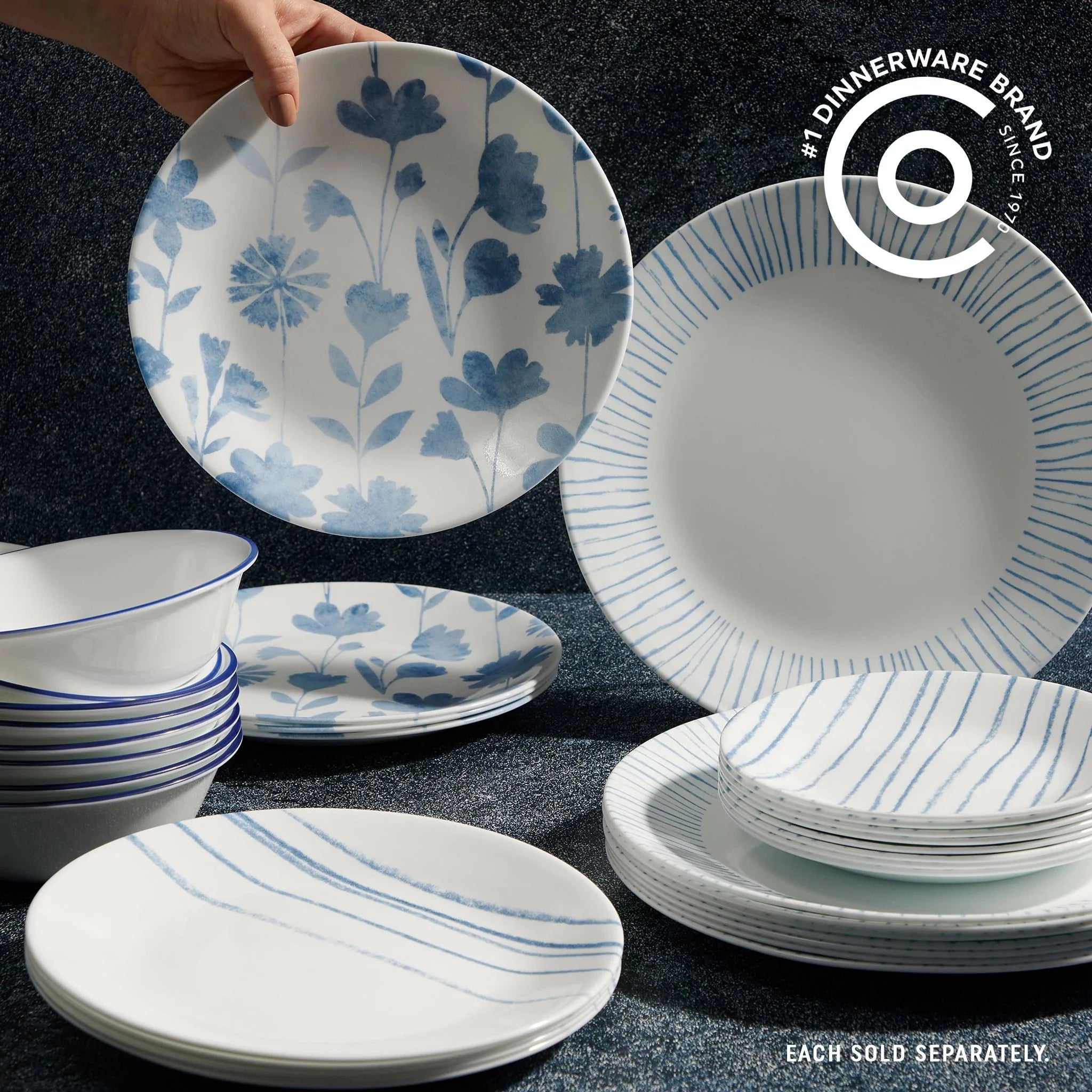 Botanical Stripes 18-ounce Cereal Bowl - Image 3