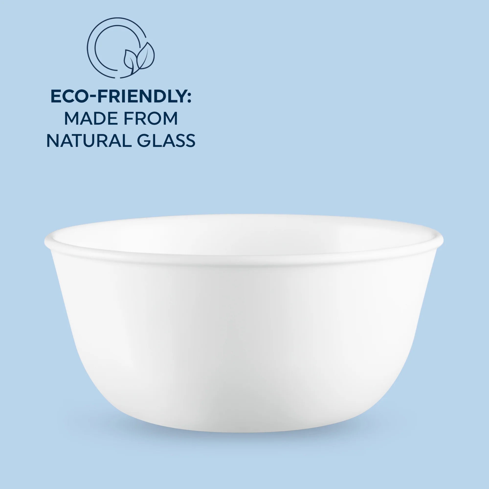 Winter Frost White 28-ounce Large Soup Bowls, 6-pack - Image 5