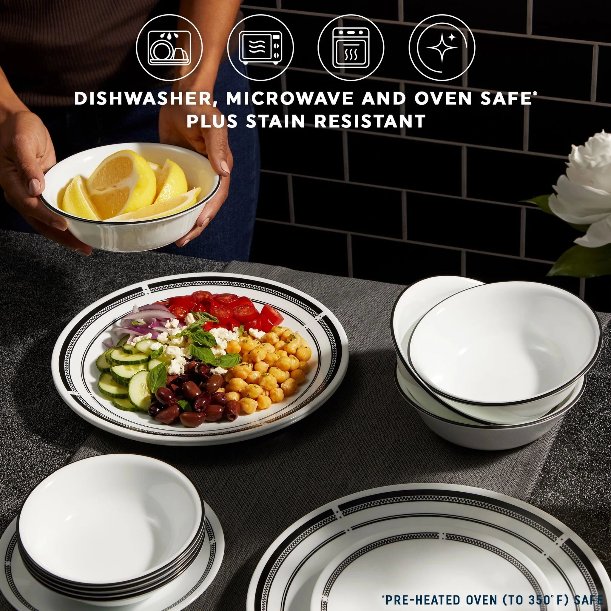 Brasserie 18-piece Dinnerware Set, Service for 6 - Image 4
