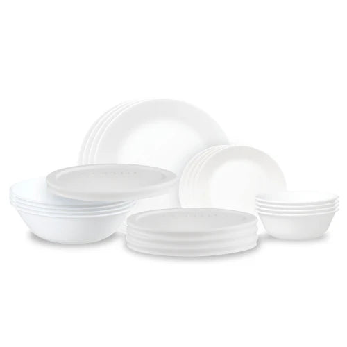 Winter Frost White 20-piece Dinnerware Set, Service for 4