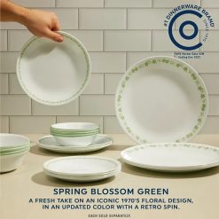 Alternative view of Spring Blossom Green 10.25 Dinner Plate