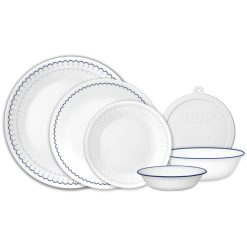 Caspian Lace 66-piece Dinnerware Set, Service for 12