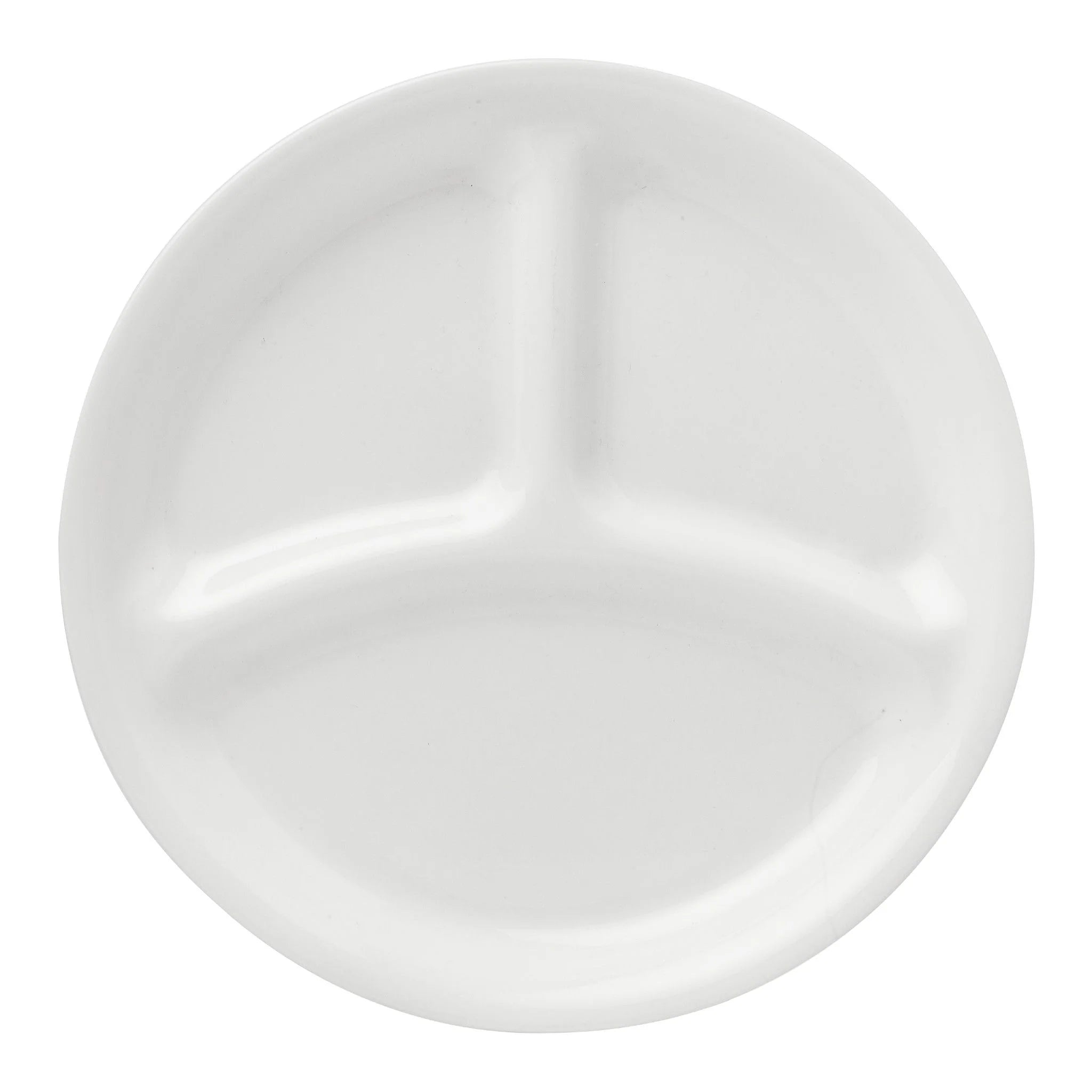 Winter Frost White 8.5 Divided Salad Plate