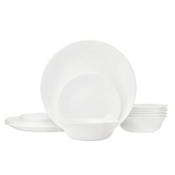Winter Frost White 18-piece Dinnerware Set, Service for 6