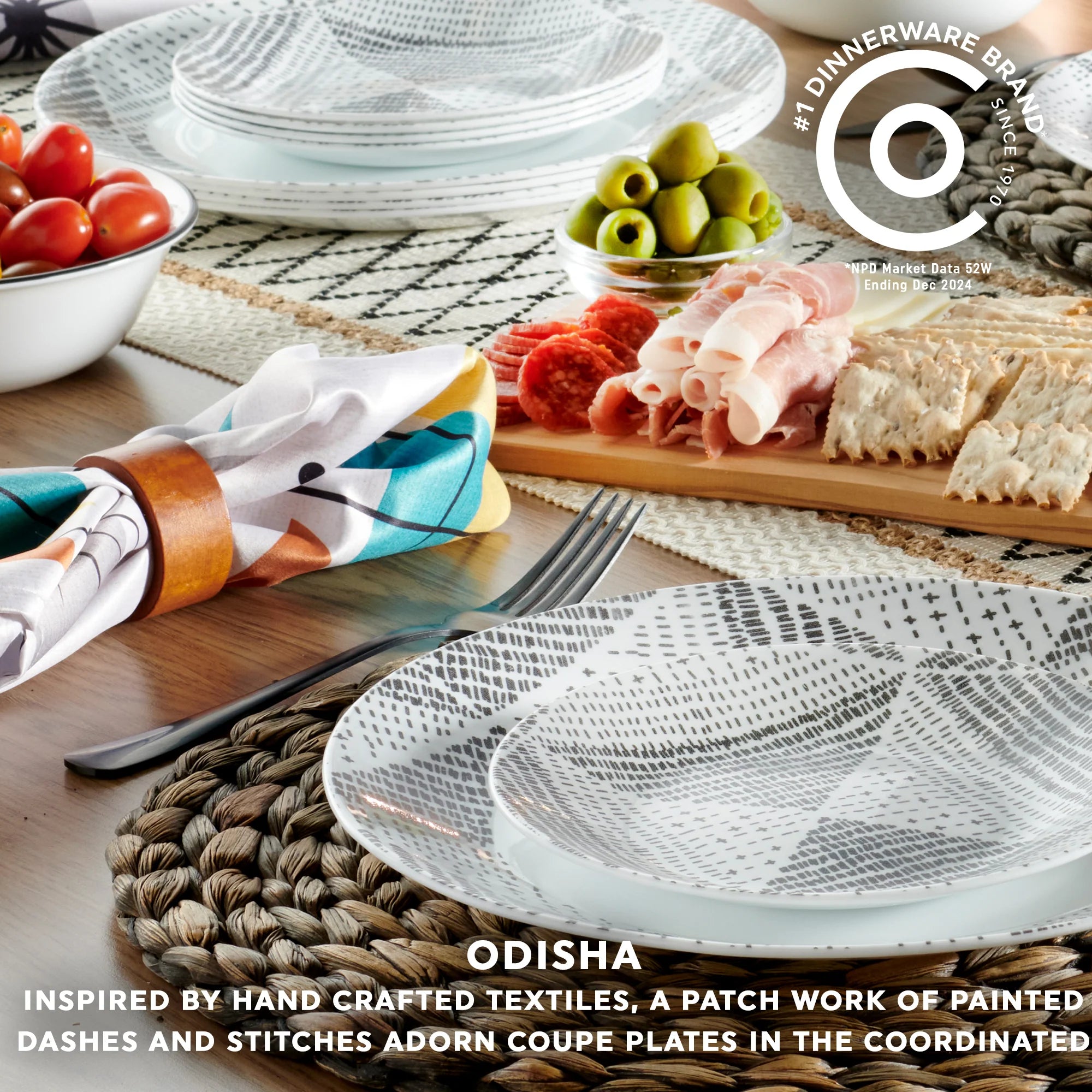 Odisha 18-piece Dinnerware Set, Service for 6 - Image 3